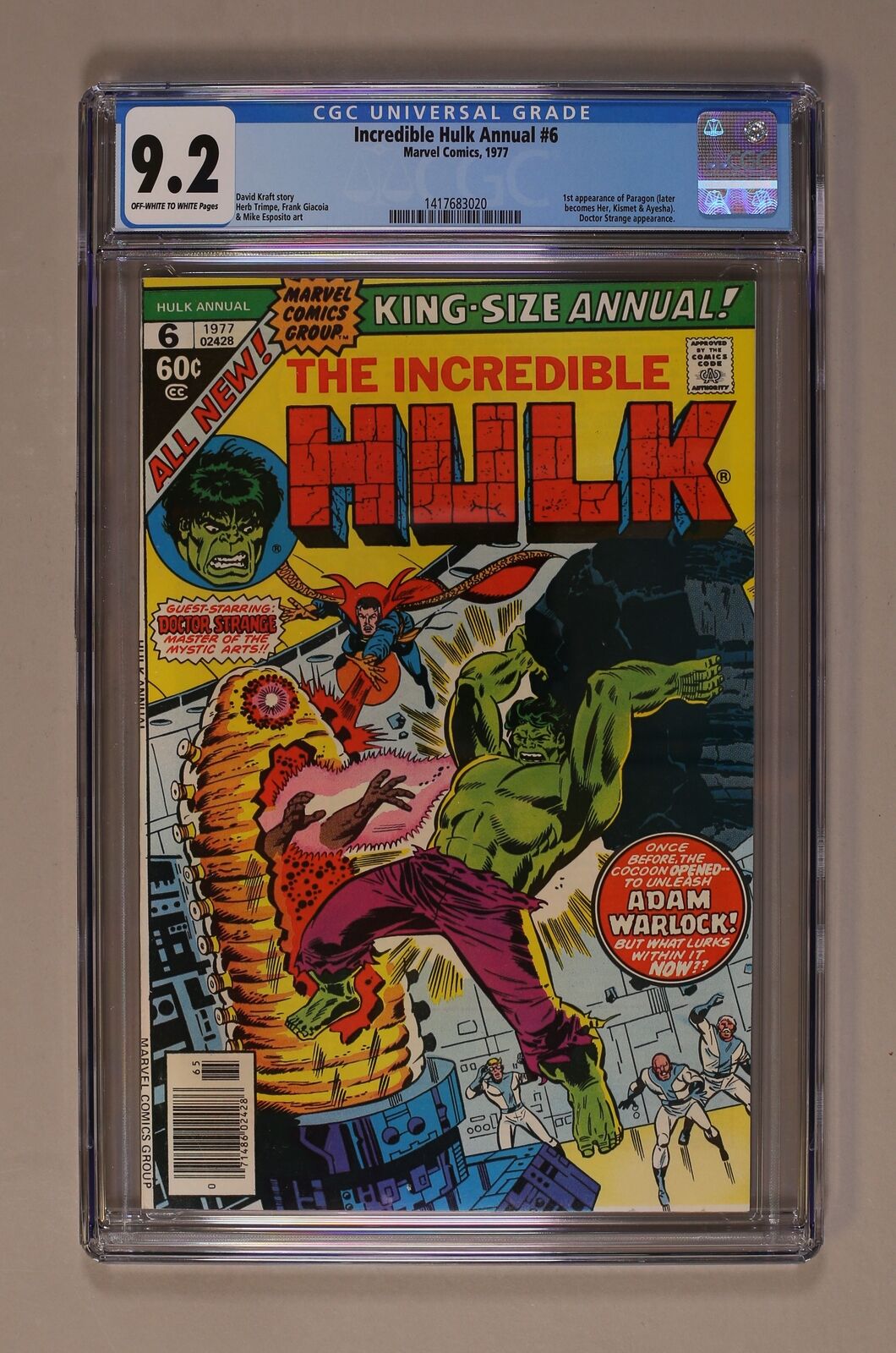 Incredible Hulk Annual #6 CGC 9.2 1977 1417683020