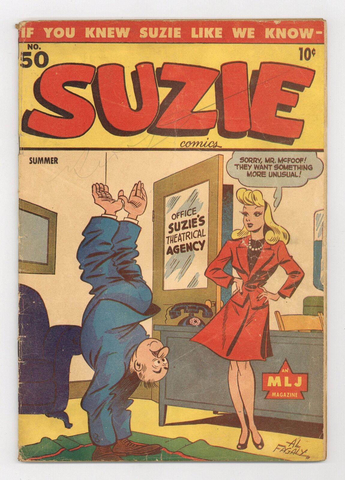Suzie Comics #50 GD+ 2.5 1945