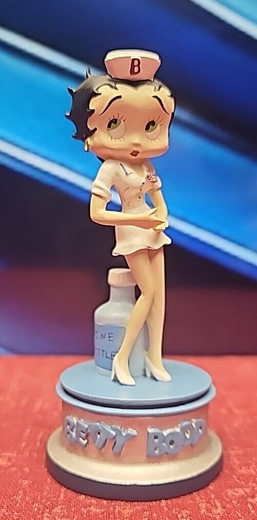 1999 Betty Boop Stanton Arts figurine Sugar Nurse Medicine Dispensing  4\