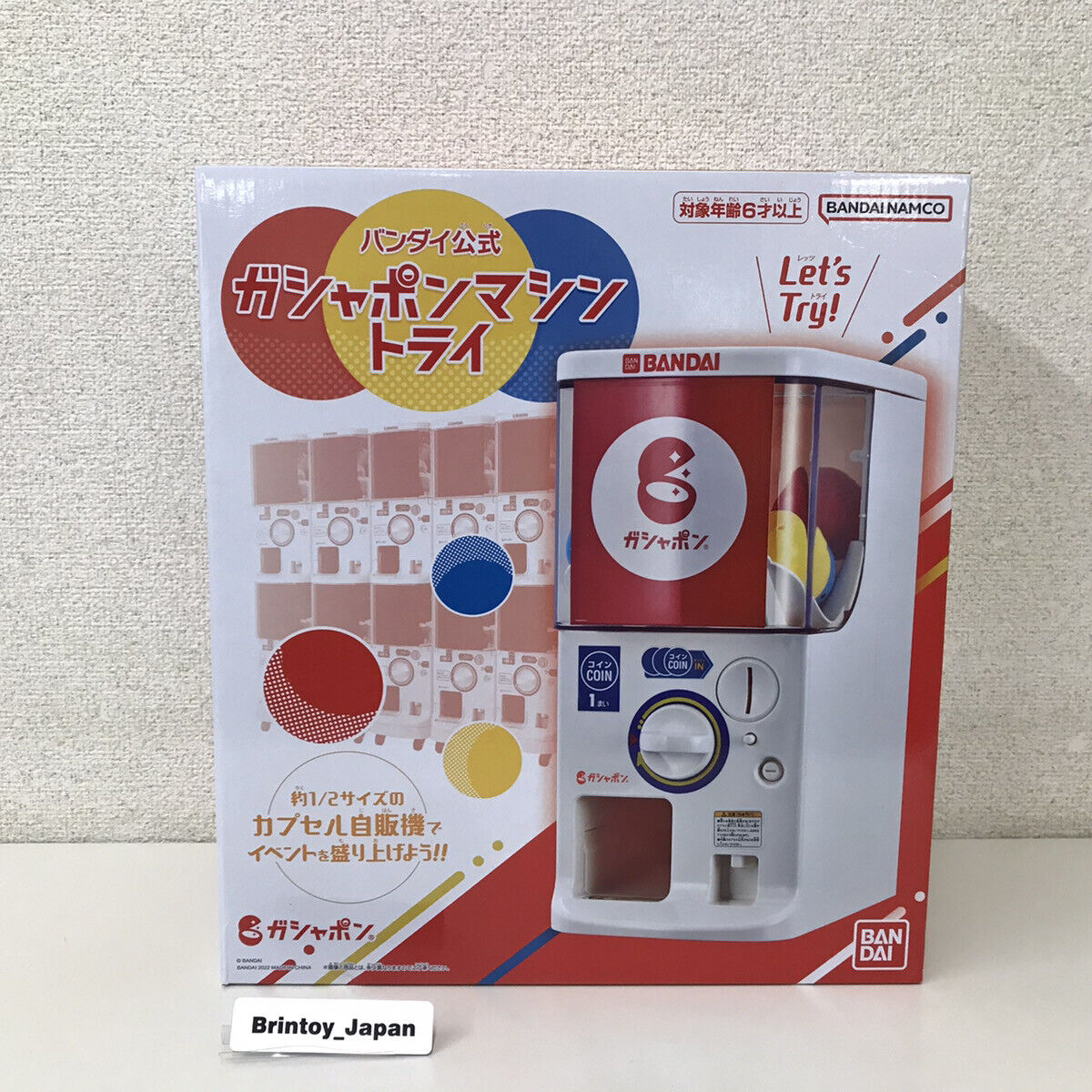 Bandai Official Gashapon Machine Try New From Japan