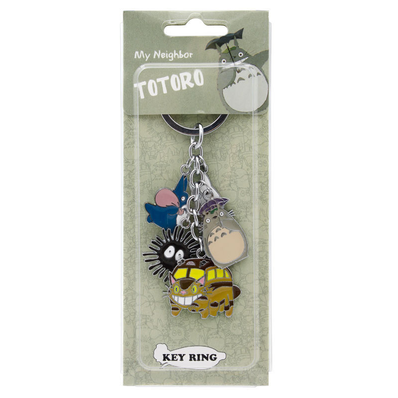 Hot Anime My Neighbor Totoro Metal  Keychain Key Ring USA SELLER