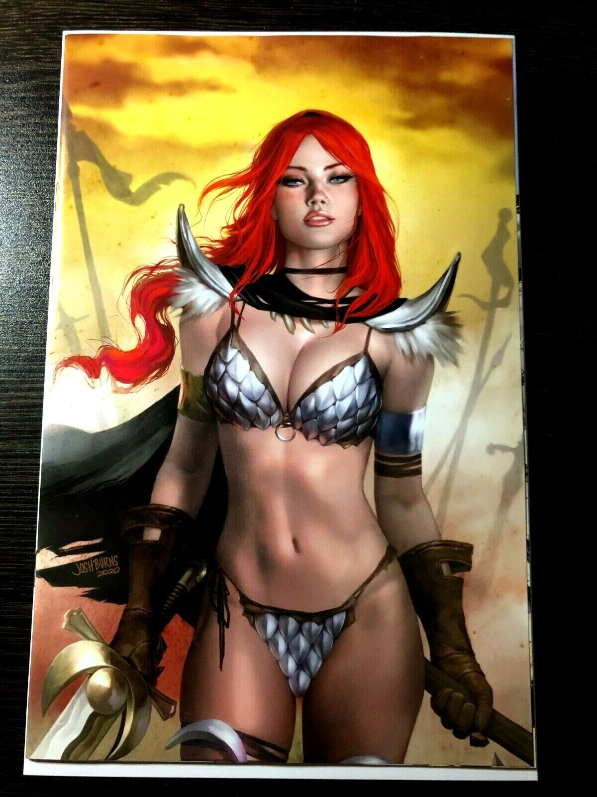 Red Sonja Age of Chaos #6 Josh Burns Exclusive Virgin Cover Dynamite LTD 500 NM+