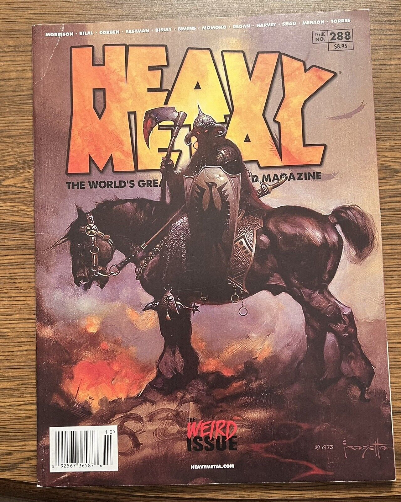 Heavy Metal Magazine #288 A Frazetta 2017