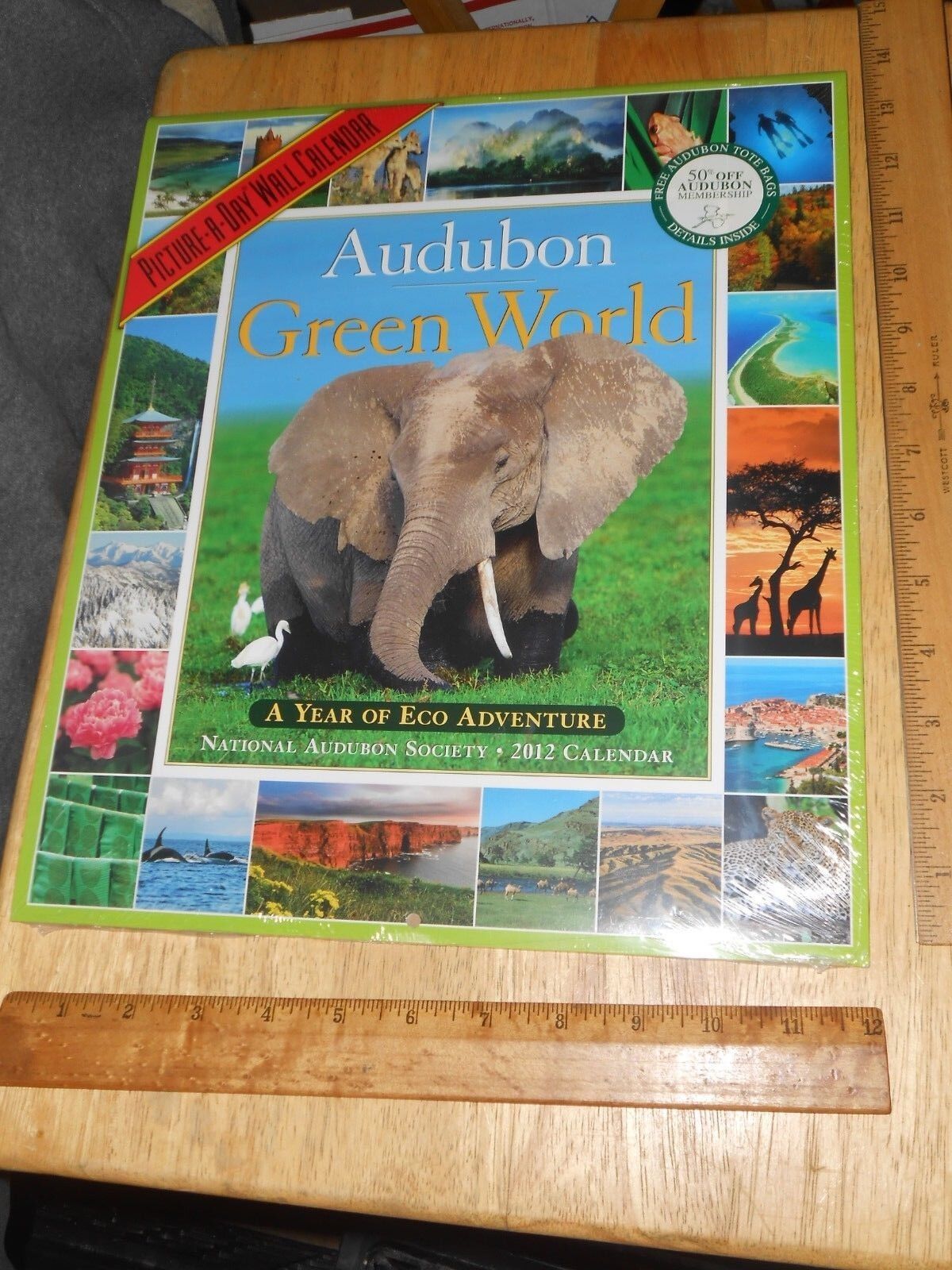 Audubon Green World 2012 Wall Calendar Eco Adventure tourism destination 12\