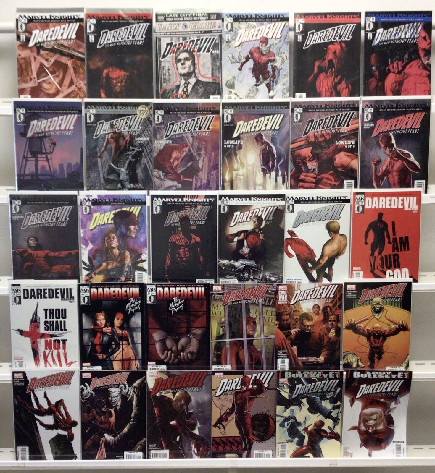 Marvel Comics Daredevil Vol. 2 Comic Book Lot Of 30 Issues