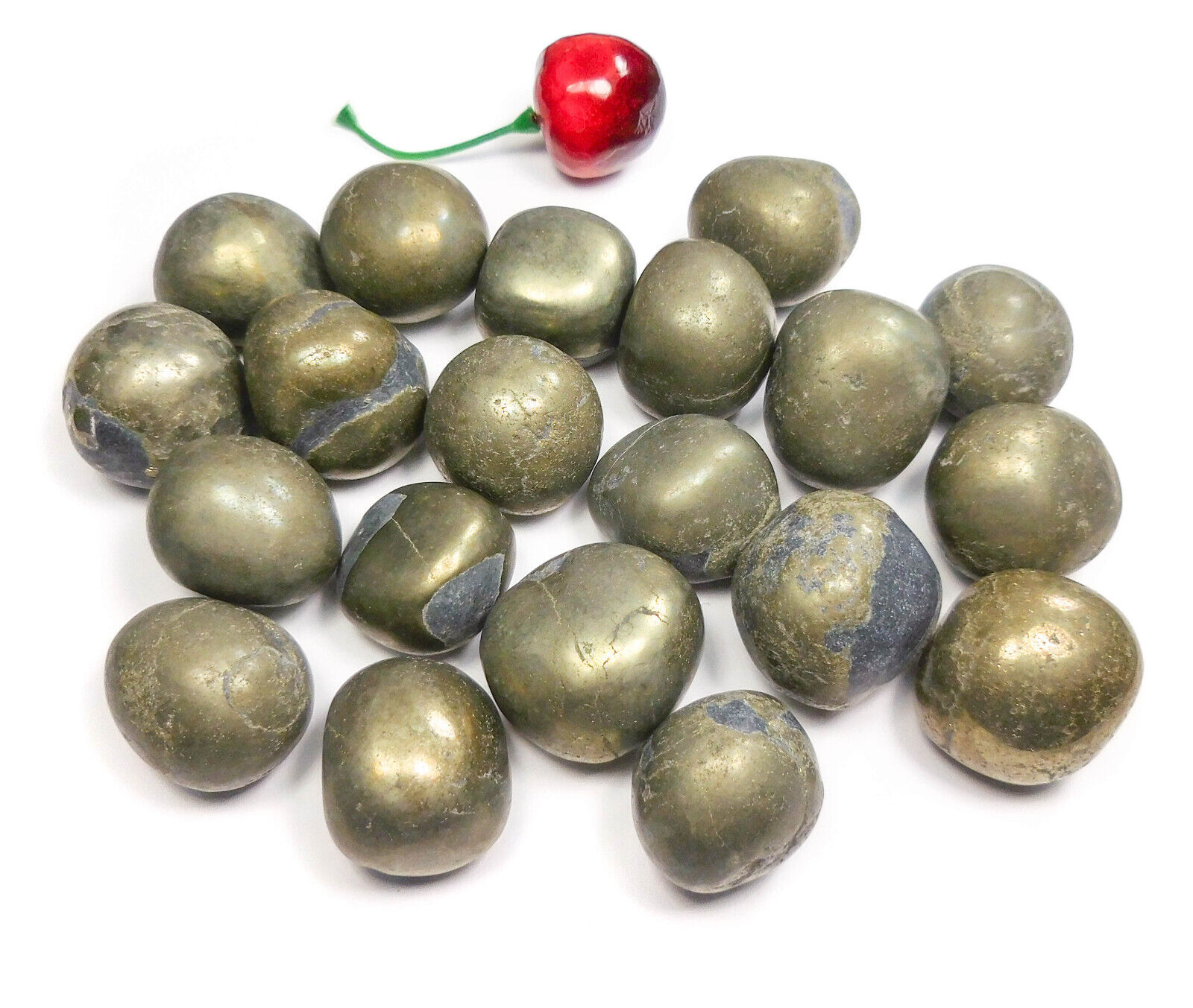 Chalcopyrite (1 Kilo) 2.2 Lbs Bulk Stones Tumbled Gemstone Crystal Collection