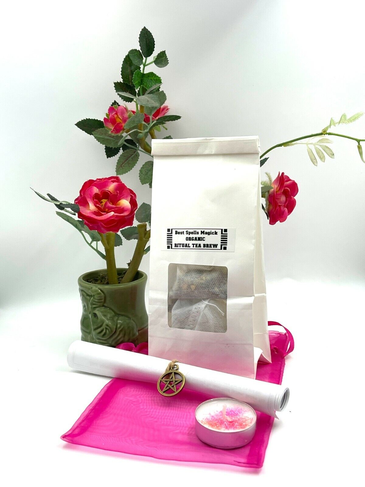 LOVER’S with Aphrodisiac Tea by Old Witch Secrets /Organic Herbal Blend