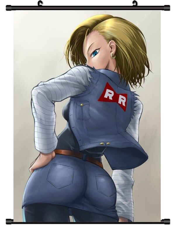 Hot Anime Dragon Ball Z Android 18 Poster Wall Scroll Home Decor 8\