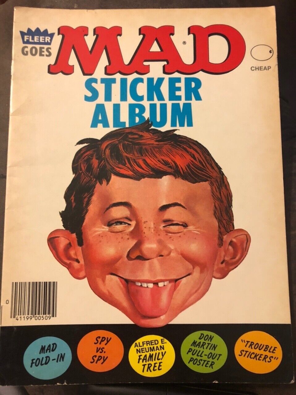1983 Fleer MAD Sticker Album