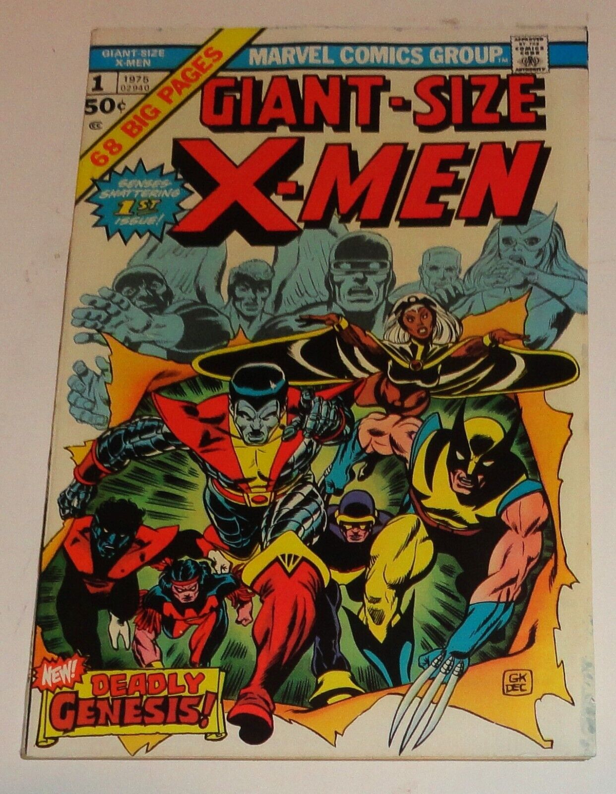 GIANT SIZE X-MEN #1 NICE COPY MAYBE 7.5/8.0 AREA KEY ISSUE WOLVERINE FIRST STORM