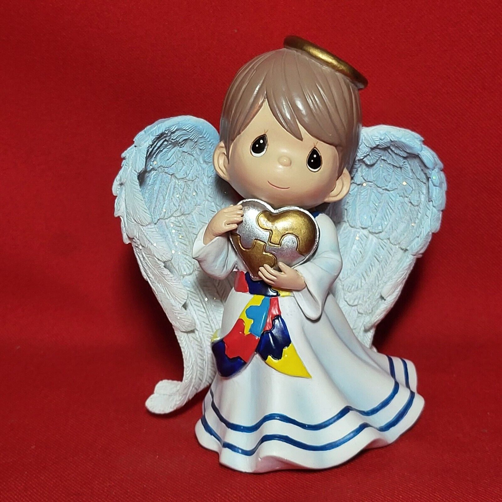 Precious Moments Angel of Courage Heavenly Blessings Autism Awareness 2014