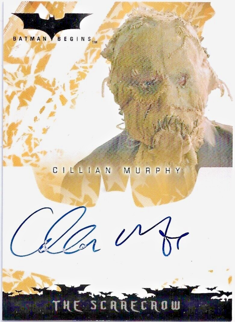 2005 Topps Batman Begins Cillian Murphy as Scarecrow Auto/Autograph Oppenheimer