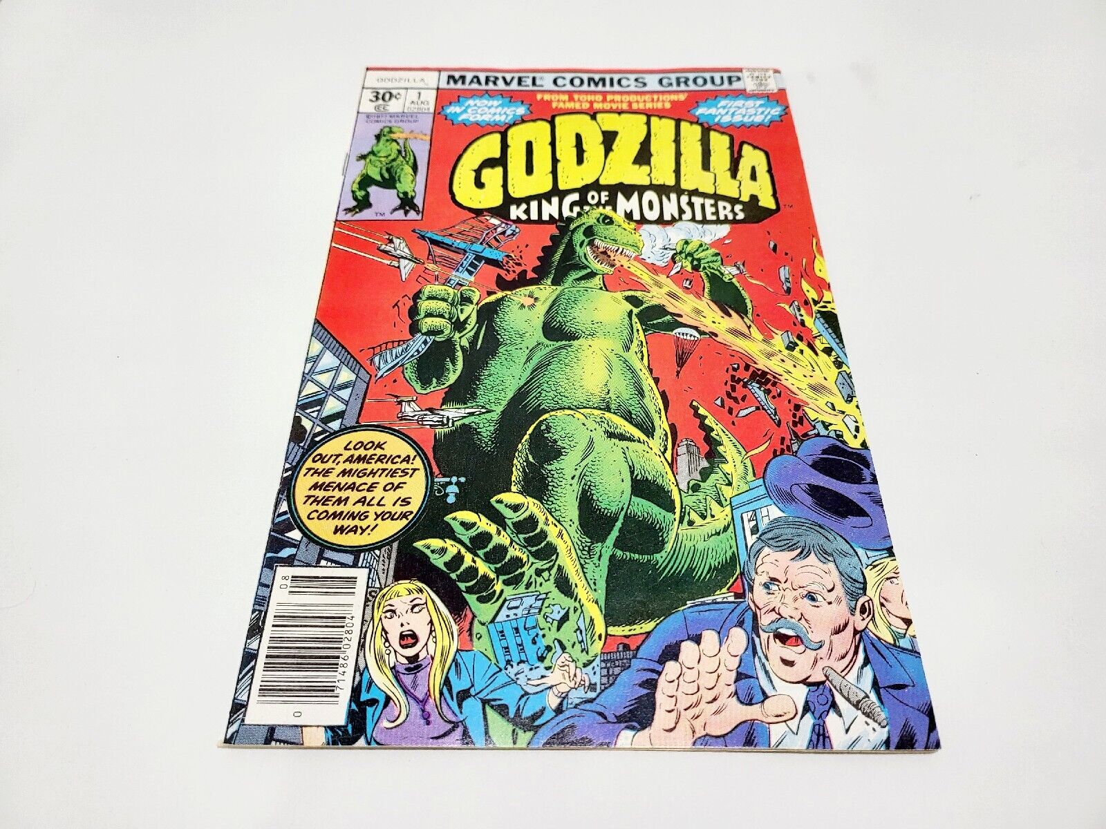 Godzilla King of the Monsters #1 Marvel Comics Aug 1977 1st Godzilla in US