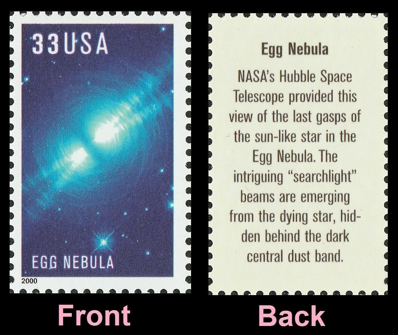 US #3387 MNH 2000 Hubble Telescope Egg Nebula
