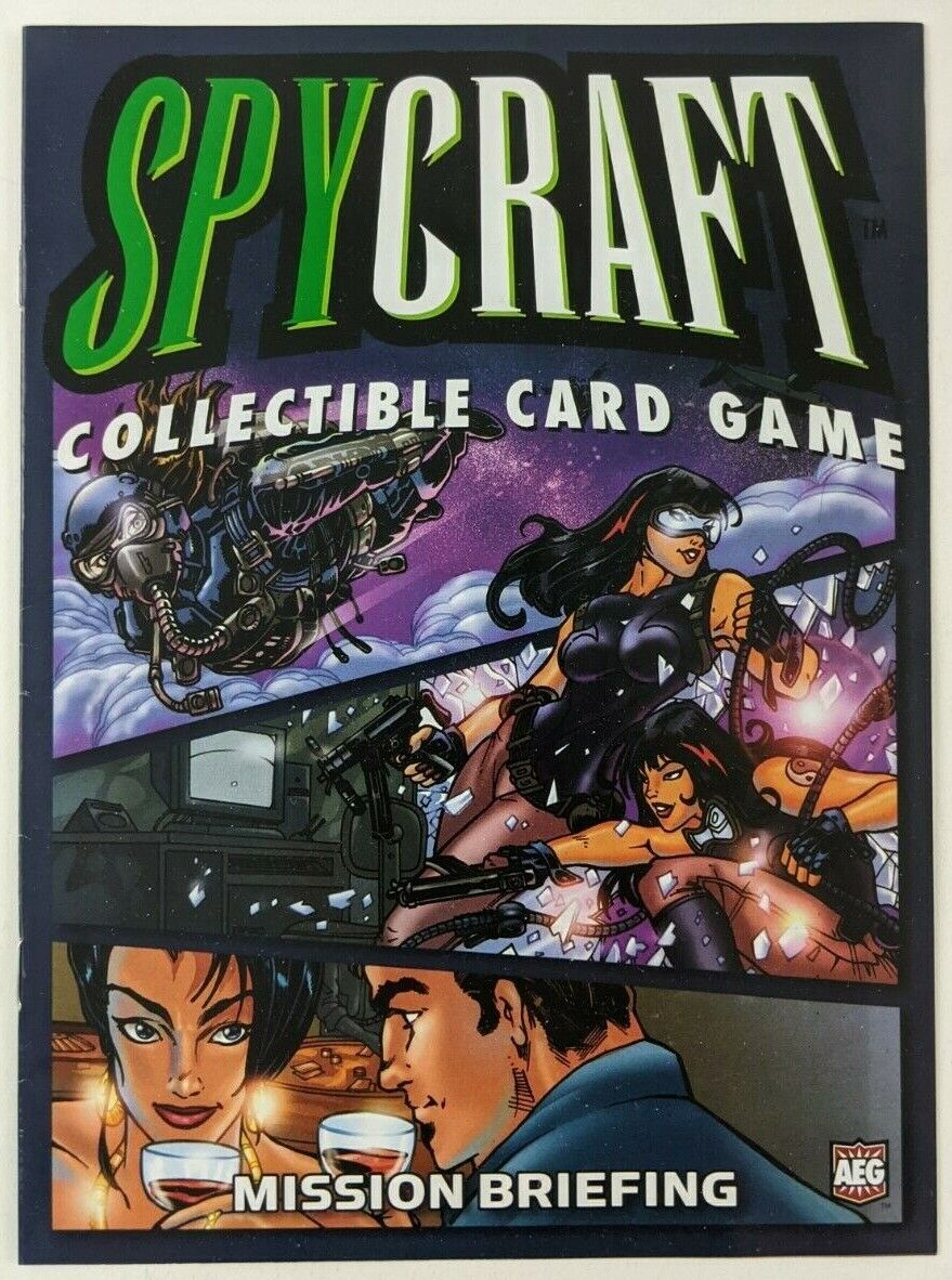 Spycraft CCG Mission Briefing PROMO Brochure Booklet TCG AEG Card Game