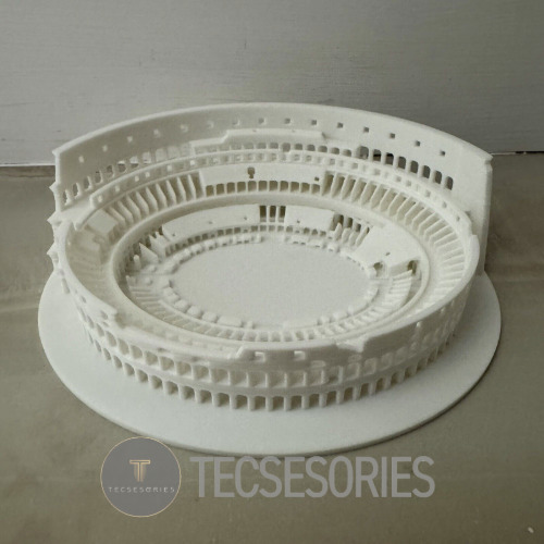Ancient Rome Italy Colosseum / Coliseum 6in 3D Printed PLA Plastic