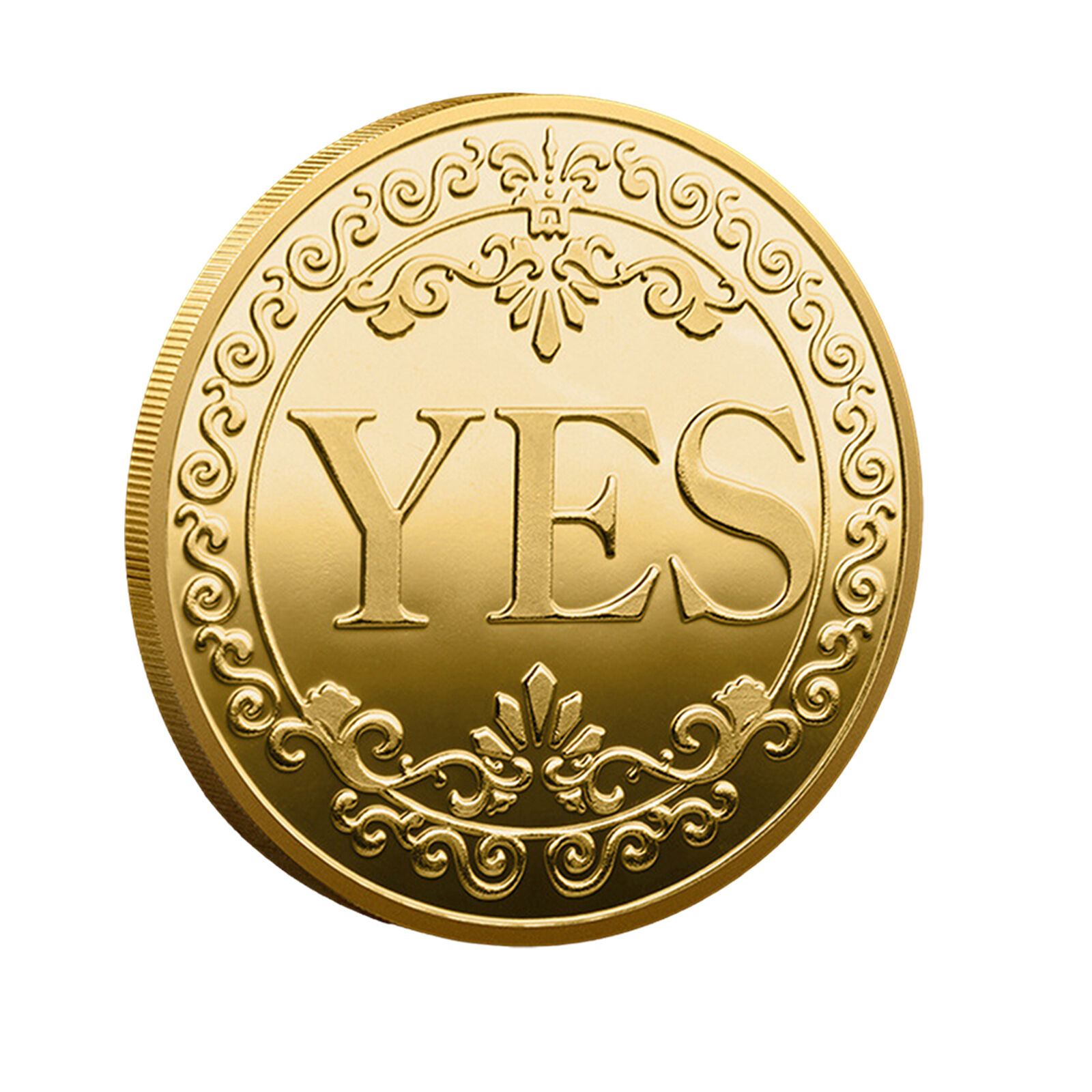 1pc Yes/No Coin Metal Prediction Decision Coin Decision Maker Lucky Coin