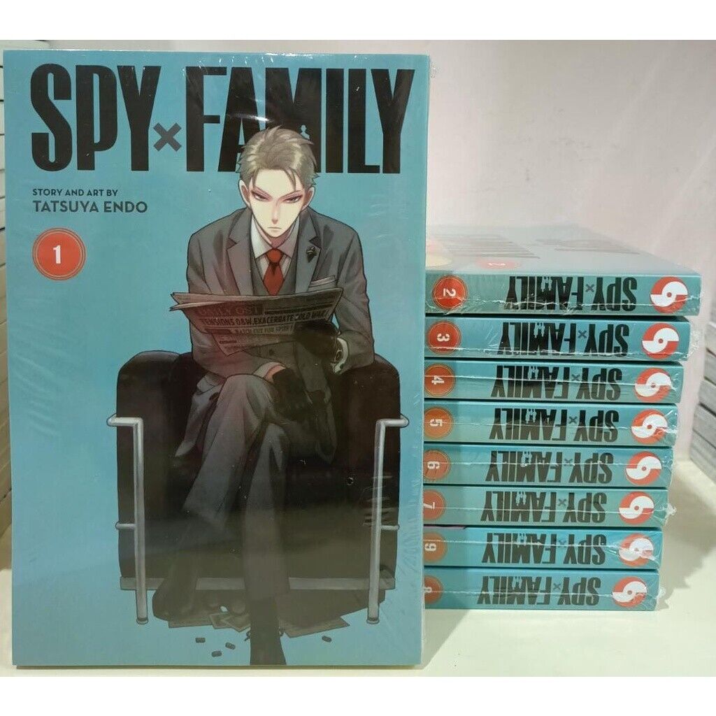 Spy X Family Vol. 1-12 English Comics Manga Full Set Tatsuya Endo + Fast FedEx