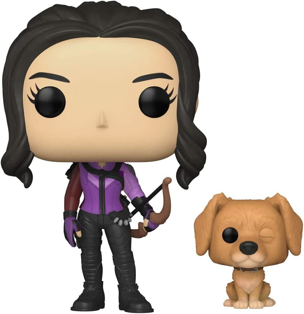 Funko Pop & Buddy TV Marvel: Hawkeye - Kate Bishop with Lucky The Pizza Dog