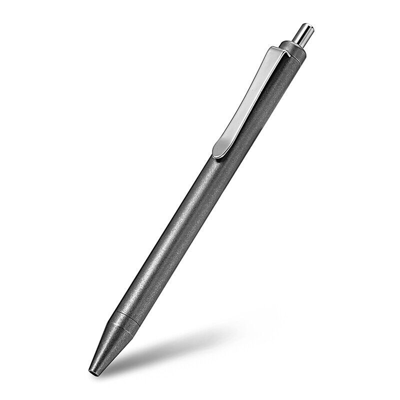 Titanium Alloy Ballpoint Pen with Click Button Action