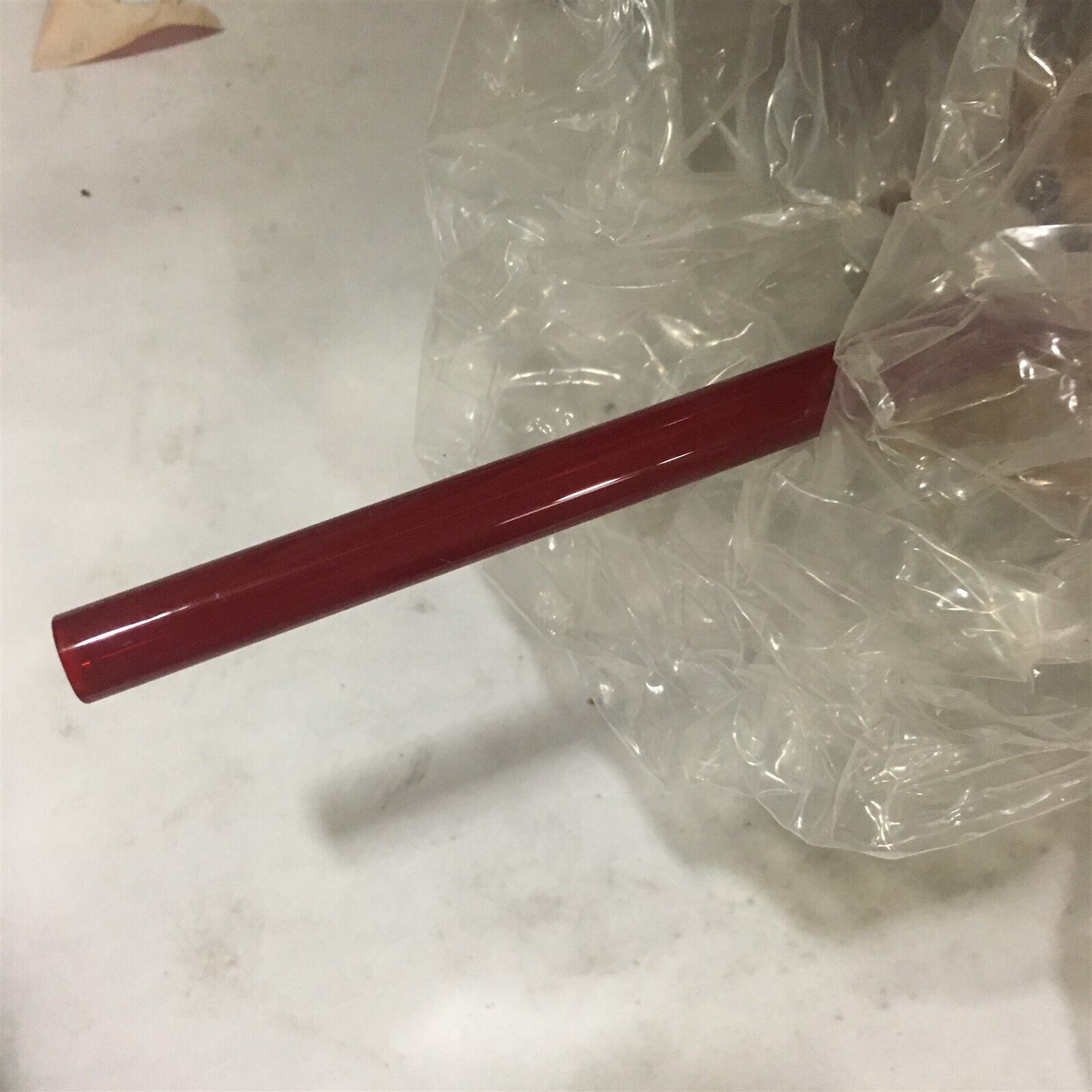 One Piece Voltarc 10MM Uncoated Classic Red Neon Glass Tubing 10MM 4' Legnth 2I
