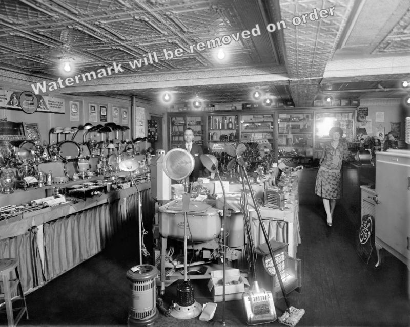 Photograph Schneider & Son's Electric Appliance Store Washington DC 1929   8x10