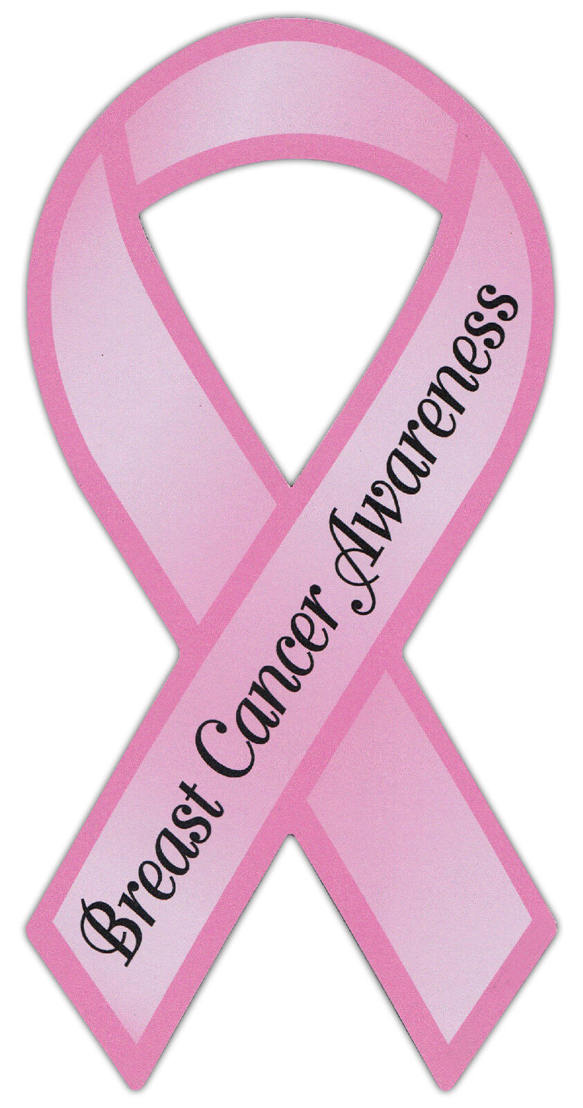 Ribbon Awareness Magnet - Breast Cancer (Pink) - Cars Trucks Refrigerator