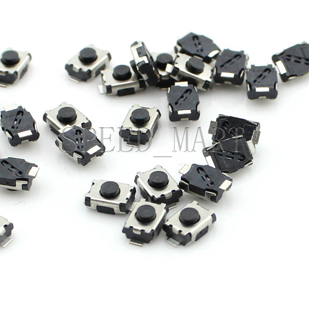 20XMomentary Tactile Tact Touch Push Button Switch Surface Mount SMD SMT 3x4x2mm