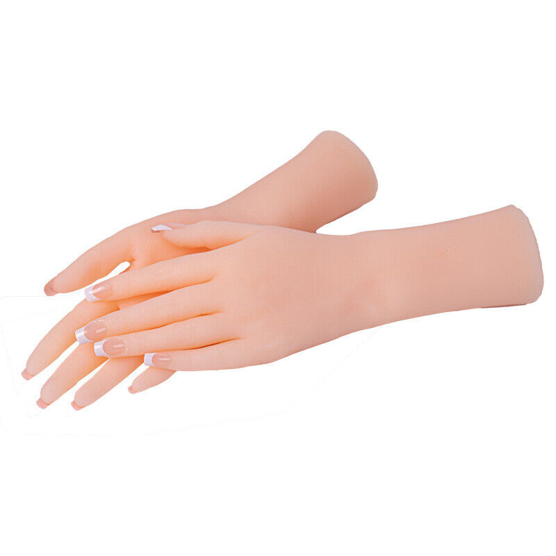 A Pair Simulation Hand Model Silicone Female Hand Model Fake  Finger positioning