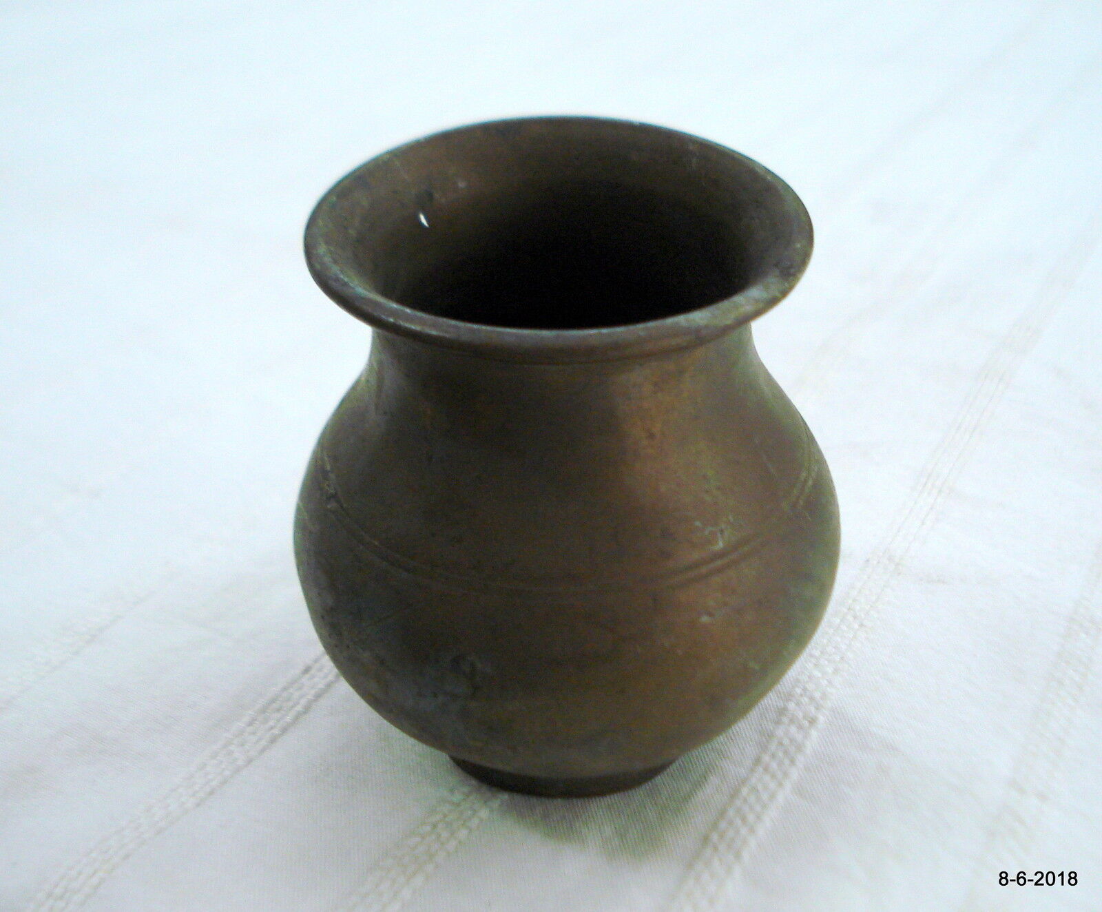 Antique Traditional old Brass Lota Pot Children Drinking Water Vessel