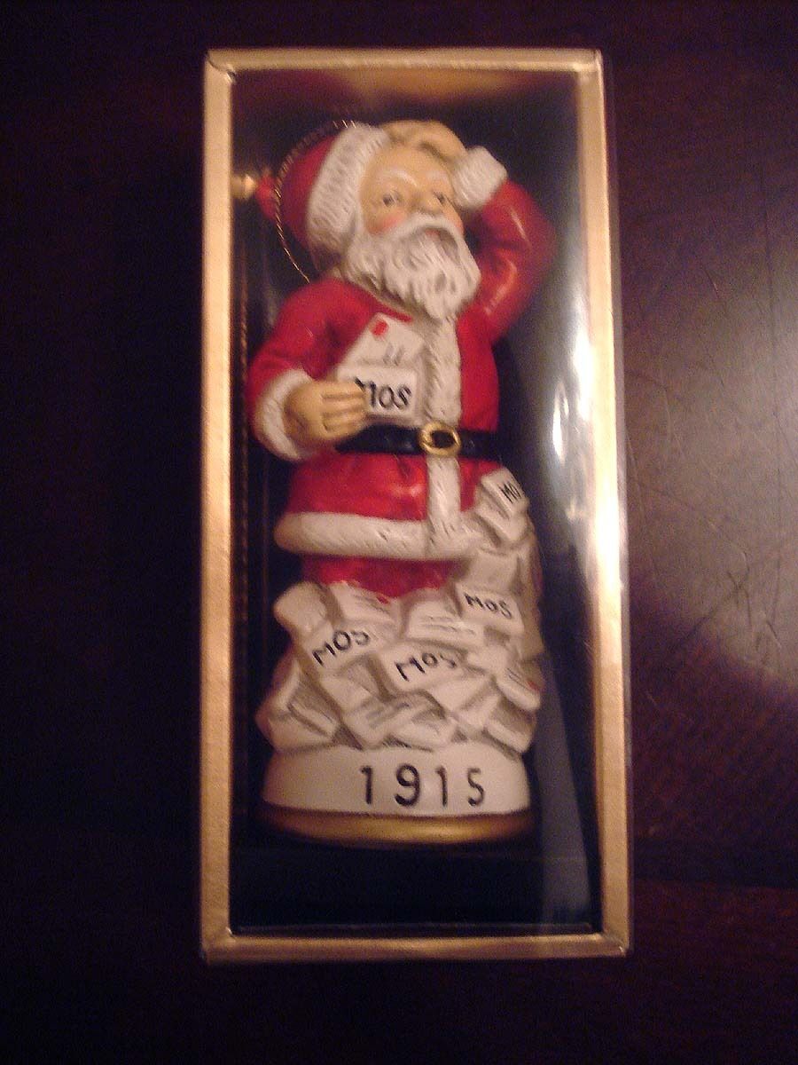 Memories of Santa Collection 1915 MOS Club Santa New In Box