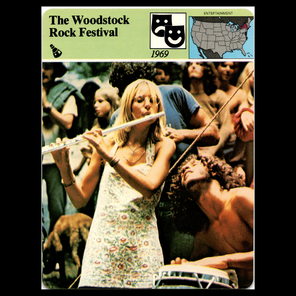 1979-81 Panarizon Entertainment Woodstock Rock Festival 1969 Italy Near Mint NM