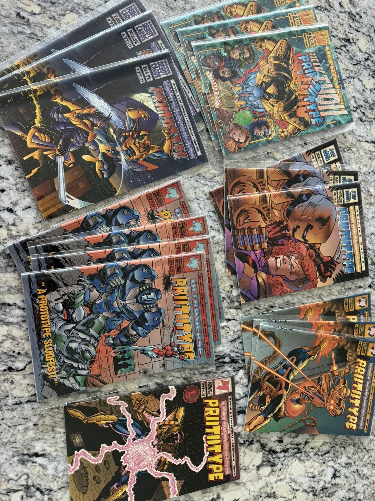 Lot of 17 Ultraverse Prototype Comics Lot
