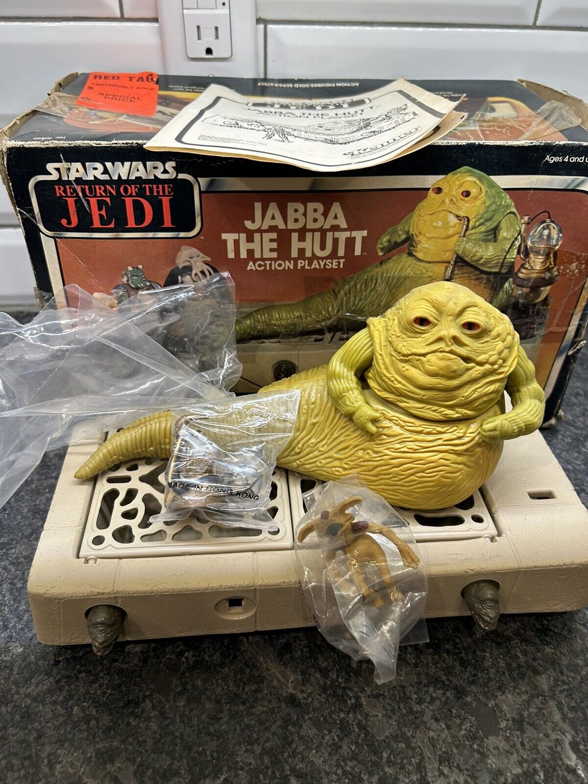 1983 Kenner Star Wars Return of the Jedi - Jabba the Hutt Complete W/ Box