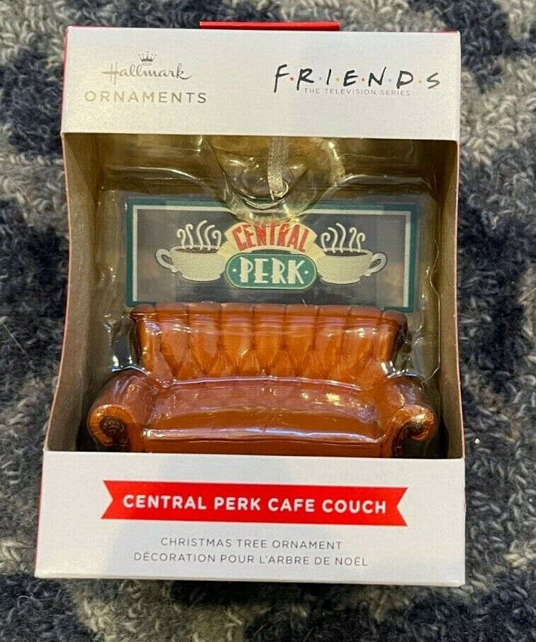 Hallmark 2021 FRIENDS TV Show Central Perk Cafe Couch Christmas Tree Ornament