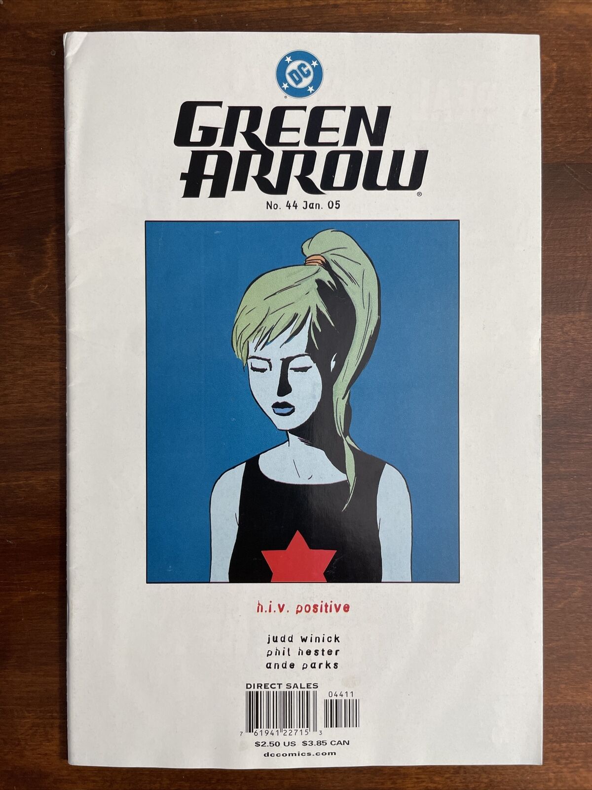 Green Arrow Vol 3 #44 Mia Learns She Is HIV+ Speedy Connor Hawk Judd Winick Rare