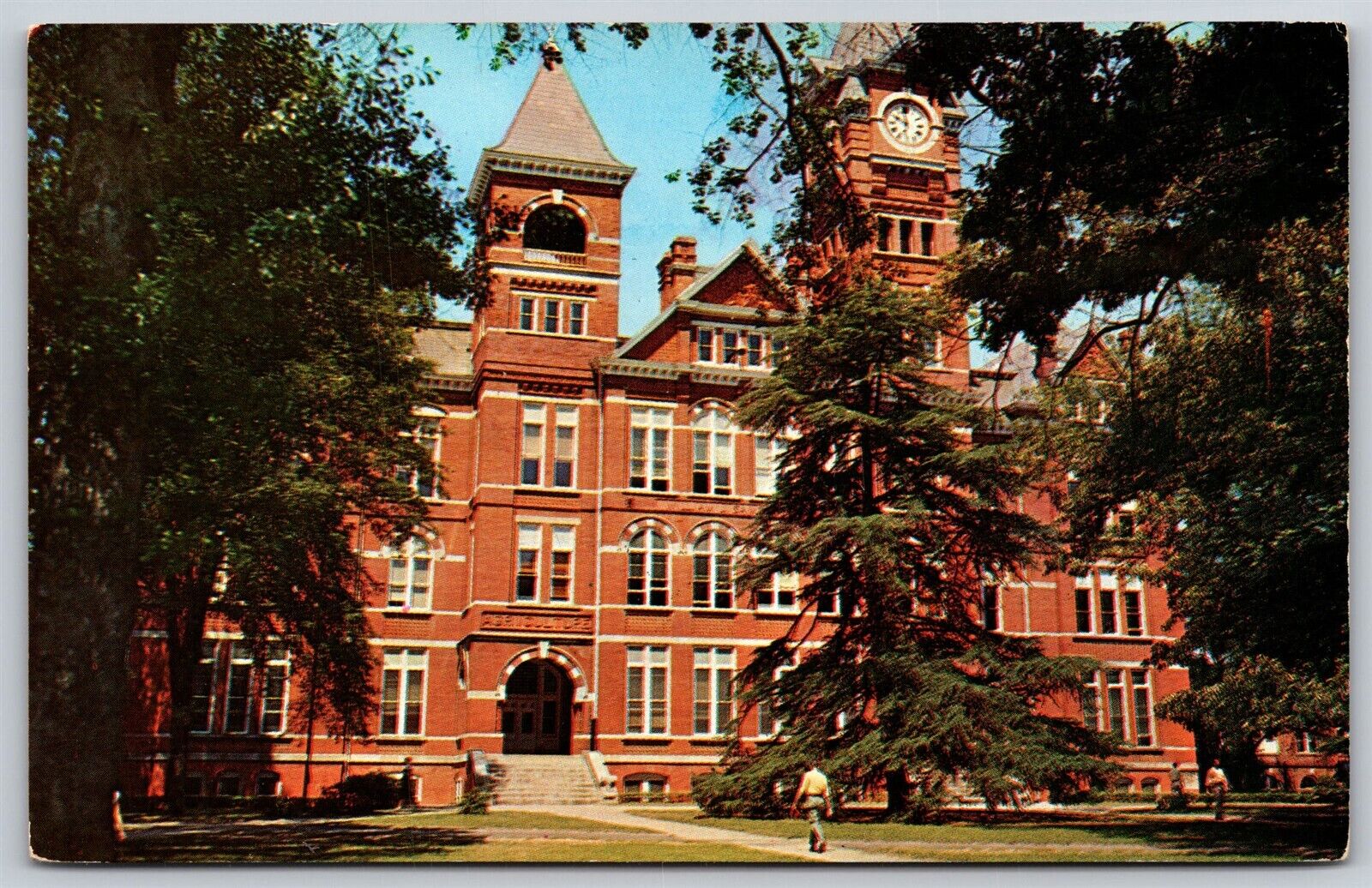 Postcard Alabama Polytechnic Institute, Auburn AL Samford Hall B130