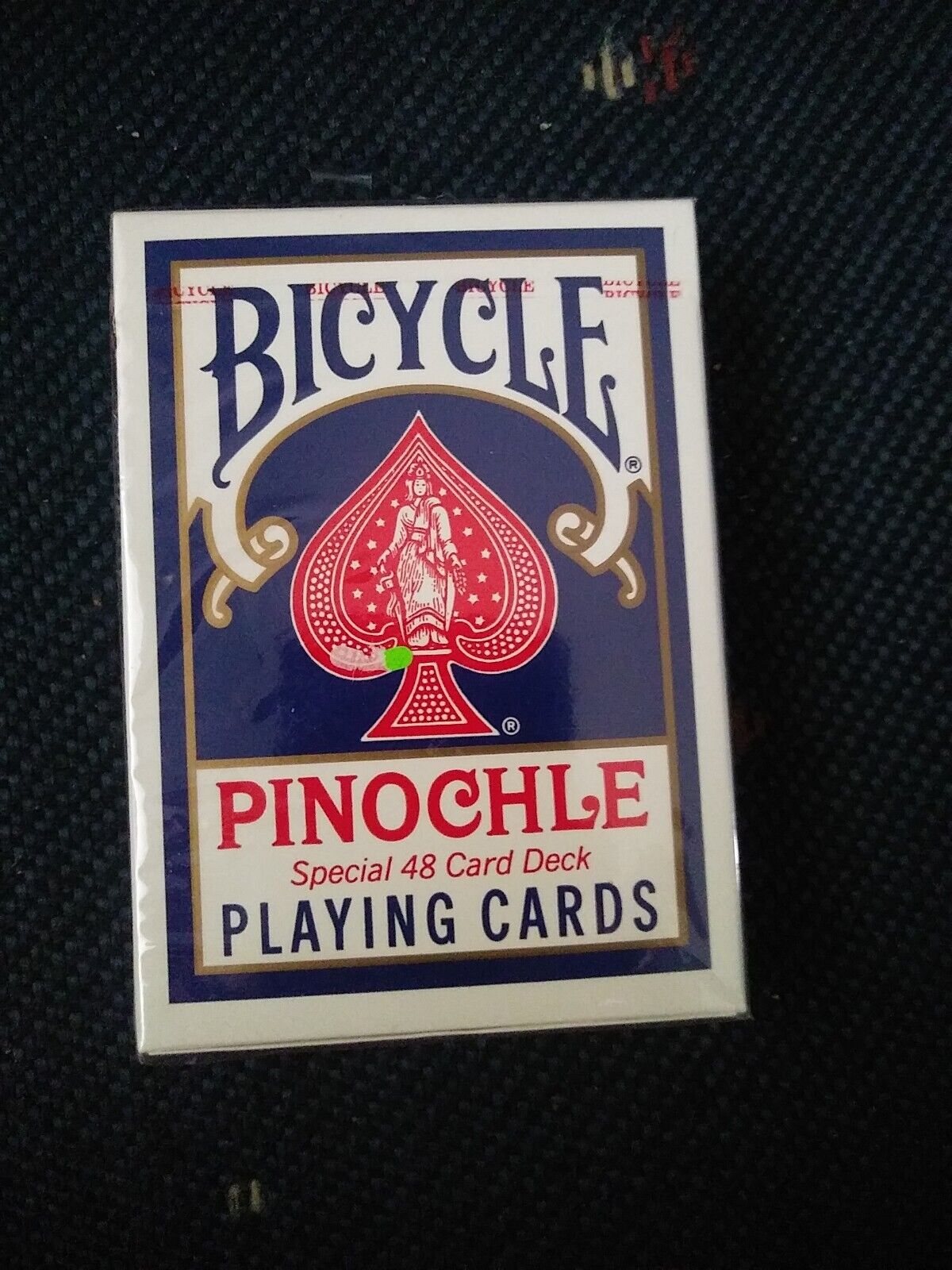 NEW NIP Bicycle Pinochle Special 48-Card Deck Blue Playing Cards
