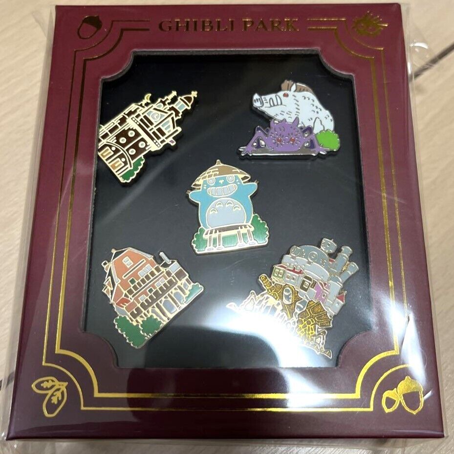Ghibli Park Valley Of The Witches Grand Opening Commemorative Original Pins Set