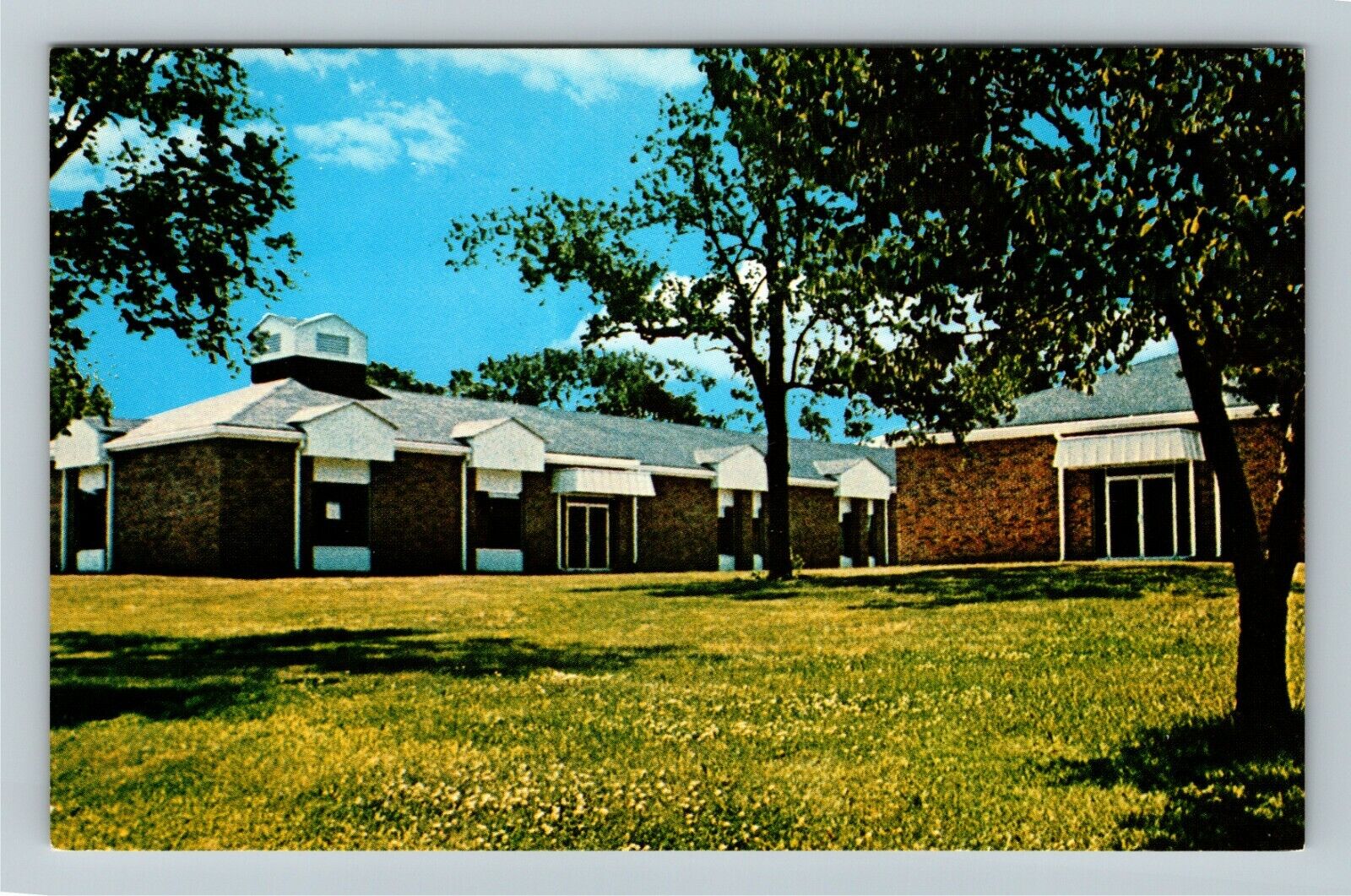 Nevada MO-Missouri Academic Building Cottey College Outside Vintage Postcard