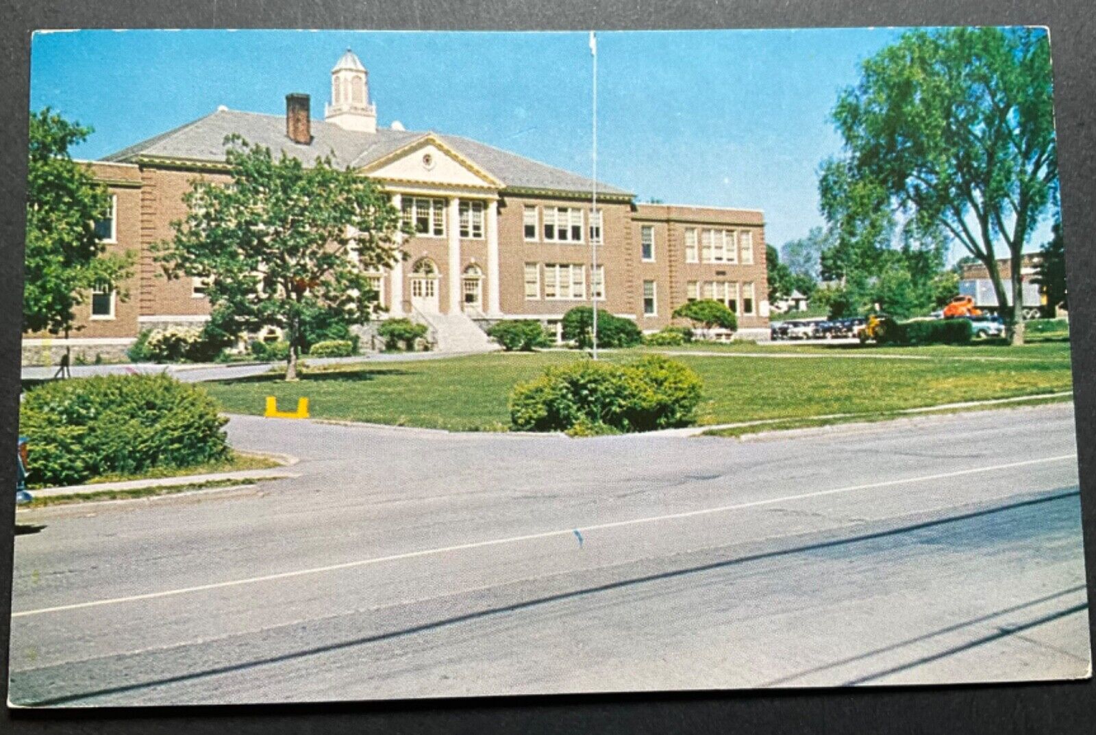 Poughkeepsie New York NY Postcard Arlington High School in 1924