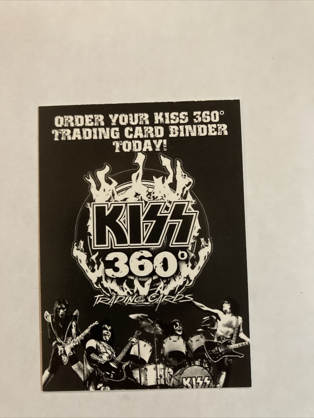 2009 Press Pass”KISS” 360 Album Order Card -SCARCE