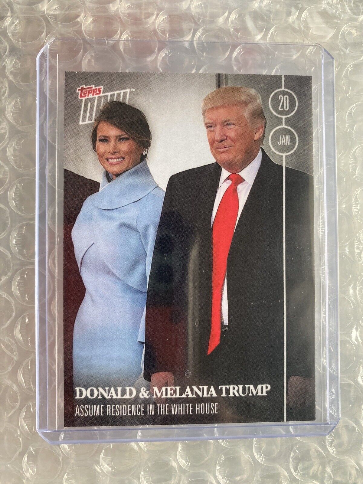 2016 Topps Now Election Donald & Melania Trump Assume Residence In The W.H
