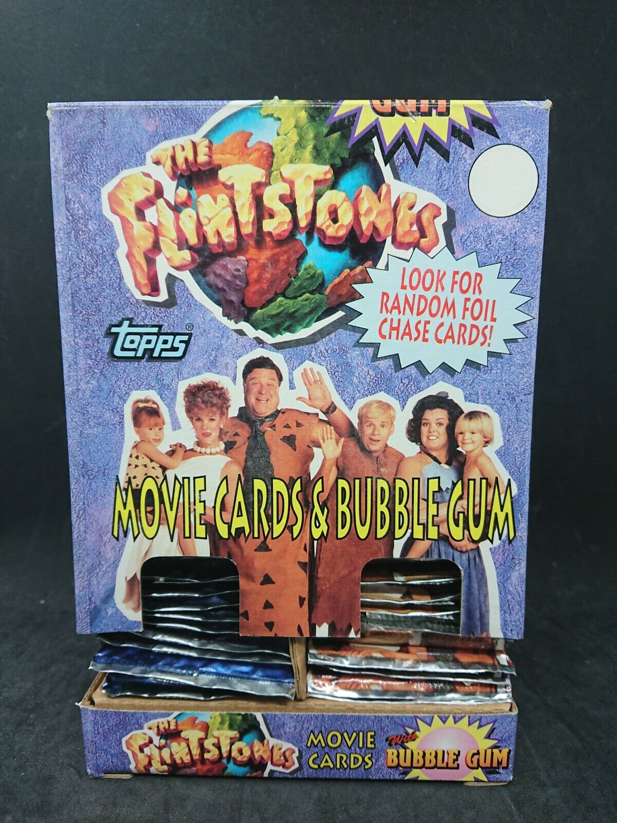 1993 Topps The Flintstones Movie Trading Card Box of 72 Packs Card with Gum NEW