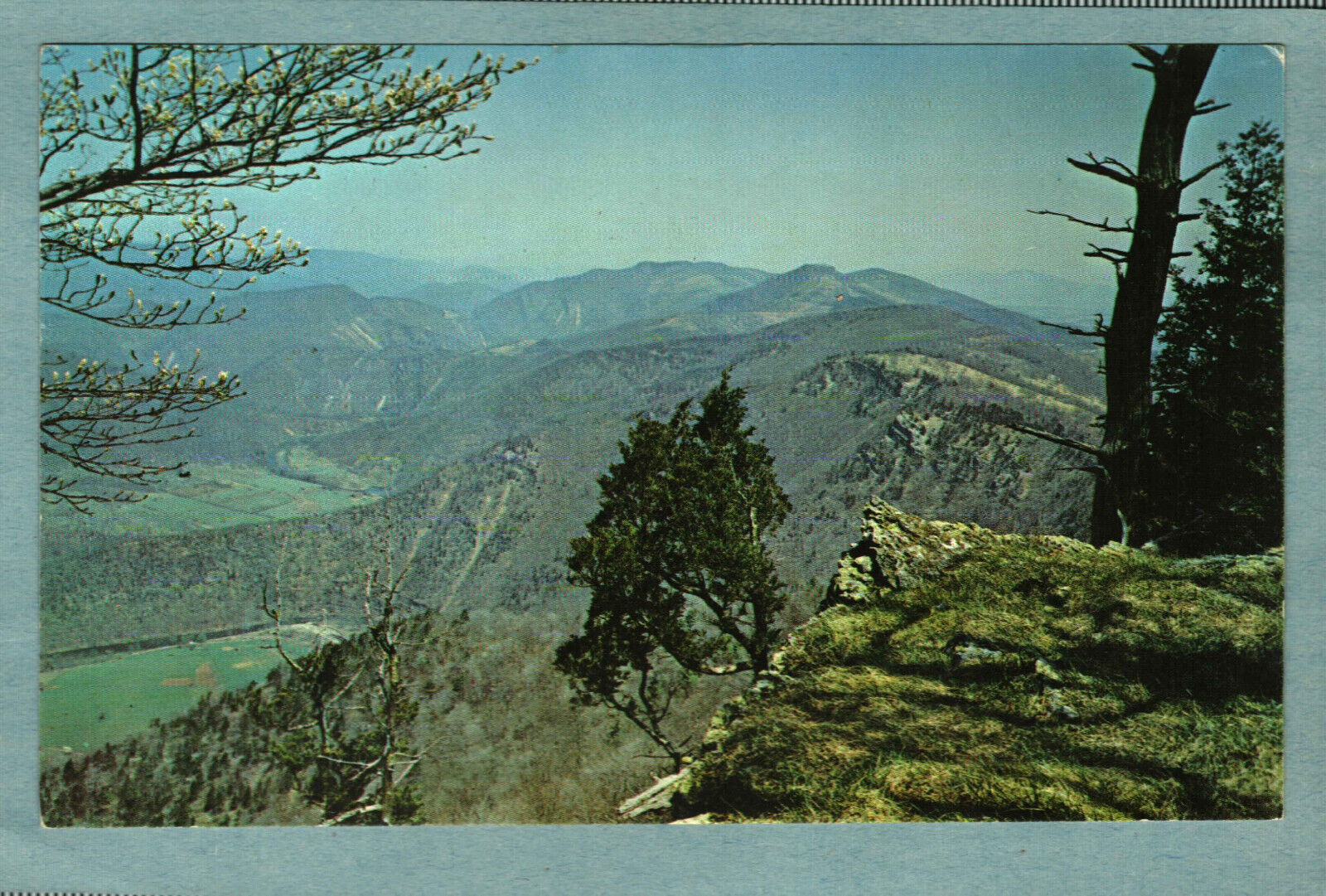 Postcard Cave Mountain The Smoke Hole  West Virginia WV c 1969