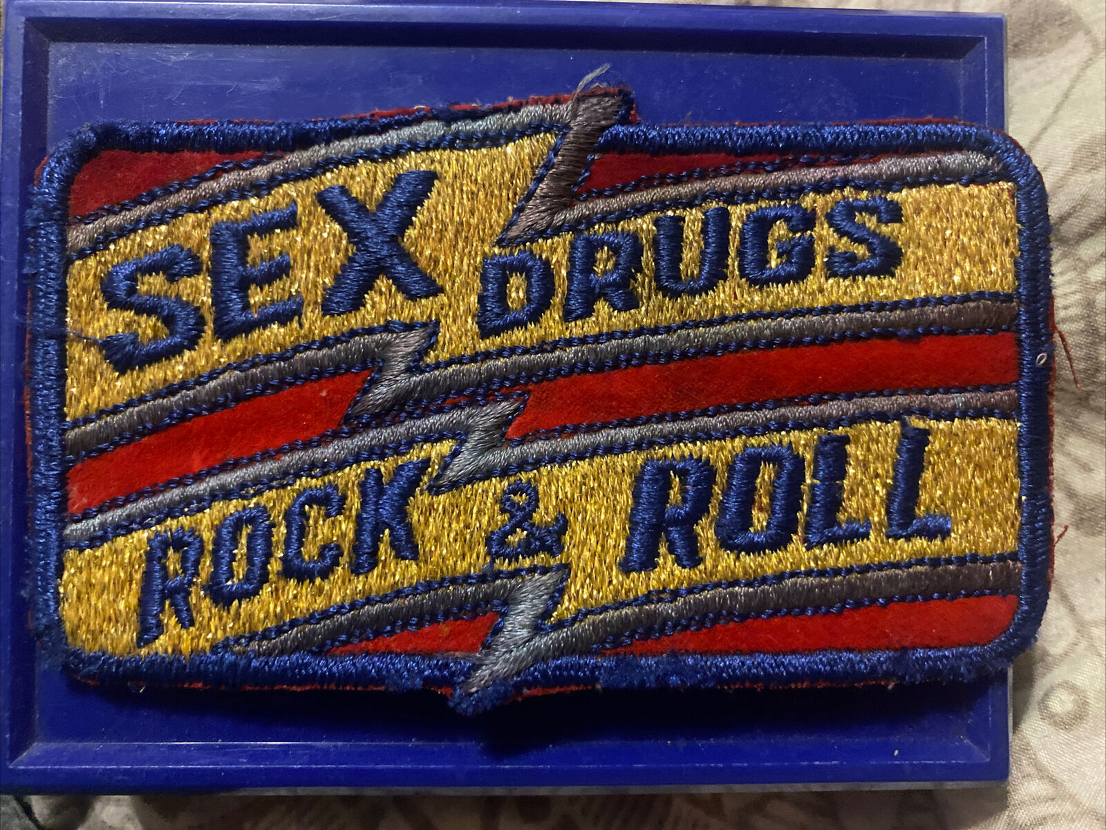 Vintage Patch Sex Drugs Rock & Roll Shirt Jacket Hat