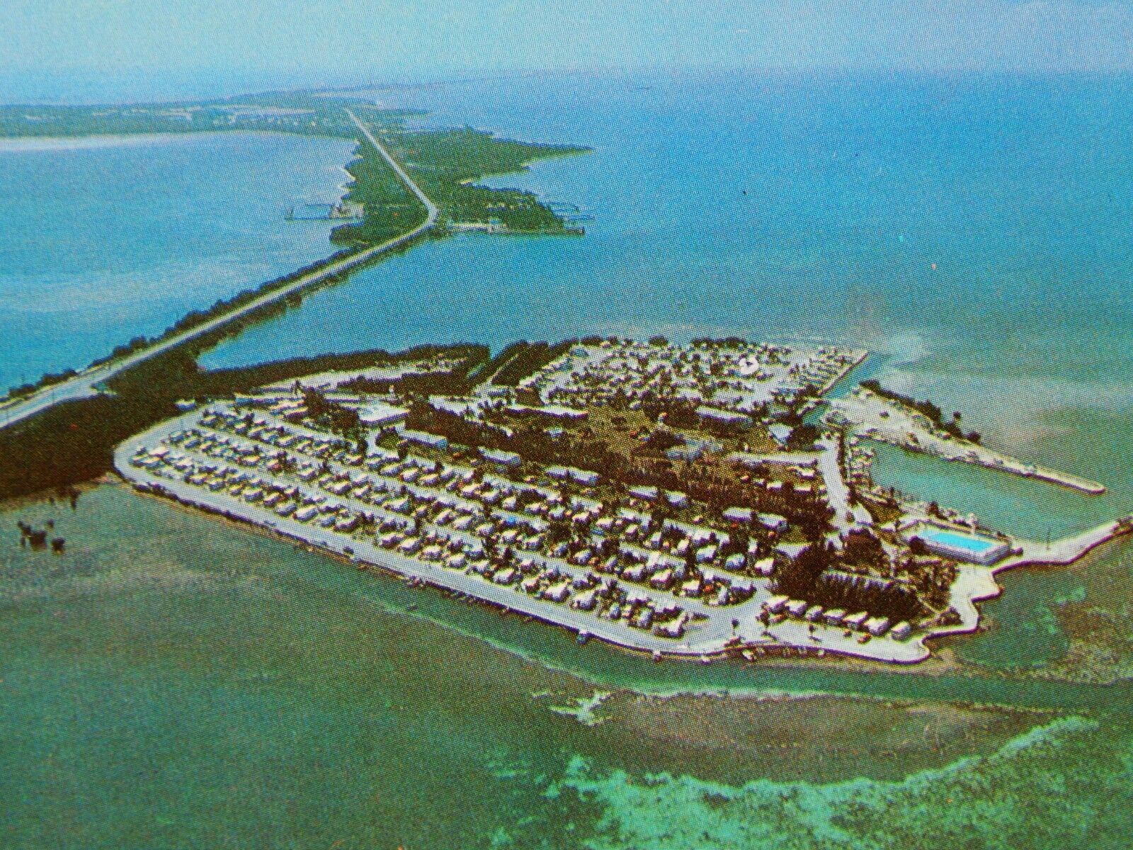 Vintage Postcard, LONG KEY, FL, 1989,Overseas Highway, Florida Keys,To Upland,IN