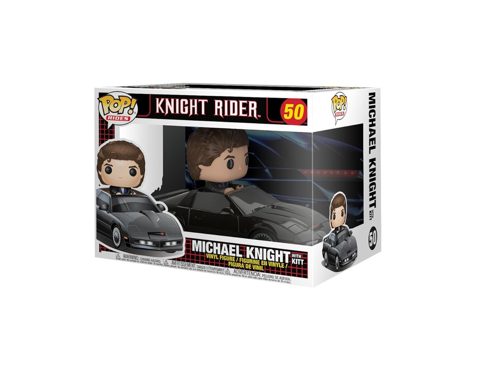 Funko POP Rides- Knight Rider - Michael Knight with Kit #50 with Soft Protector
