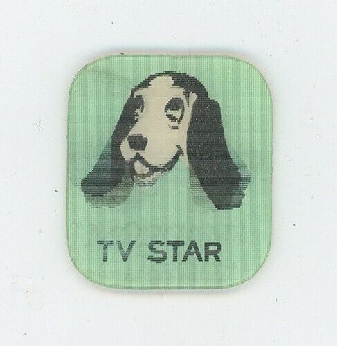 J.J. Morgan Basset Celebrity Dog TV Star 1950's RARE Vari-Vue Motion Lenticular