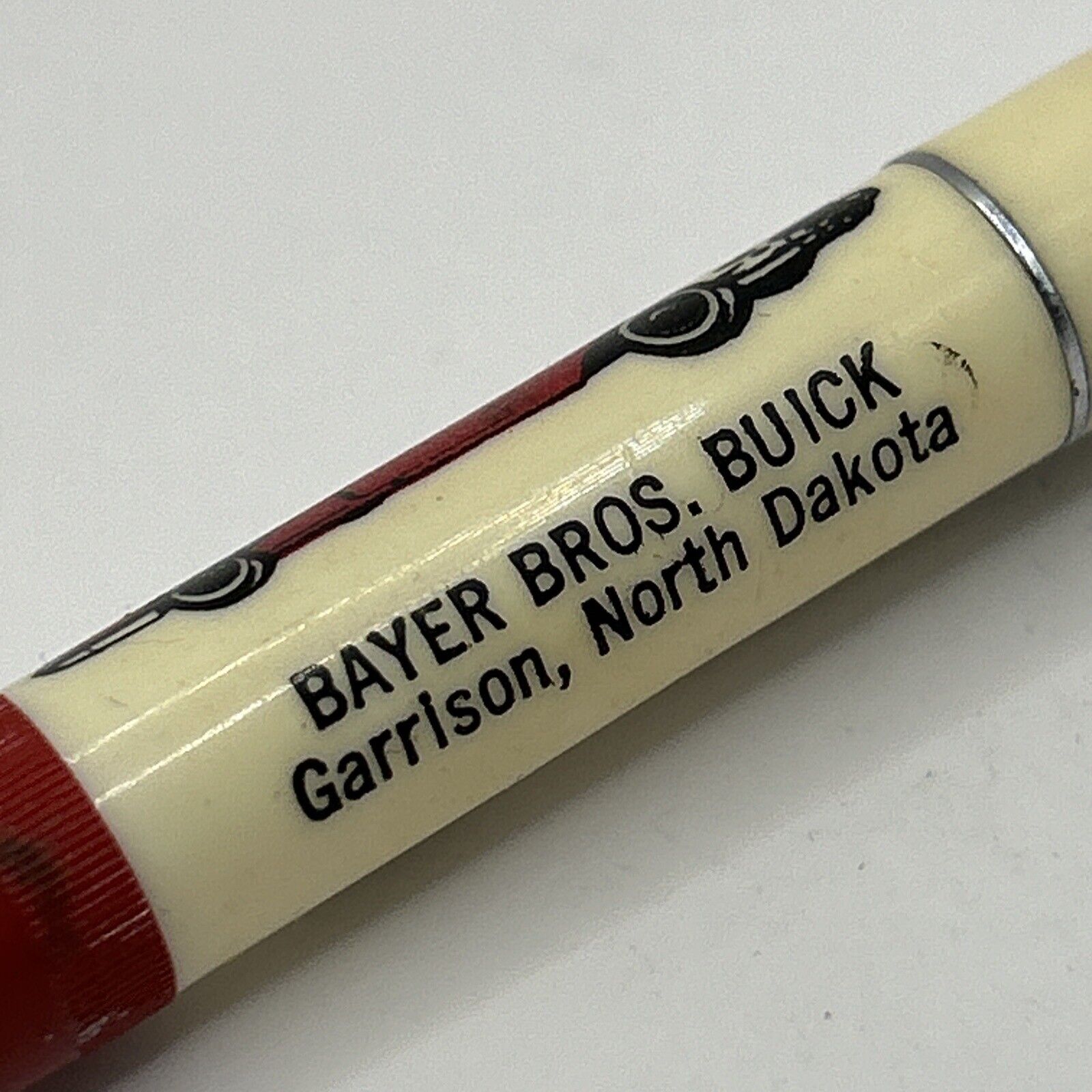 VTG Ballpoint Pen Bayer Bros. Buick Garrison North Dakota